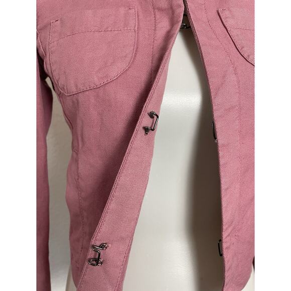 Sisley Jacket Blazer Single Breast Cotton Linen - Picture 4 of 12